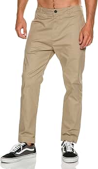 完売品♡マディソンブルー CHINO HIGH WAIST PANTS 03 Zanerobe Men's High Street Cuffed Stretch Chino Pants, Tan